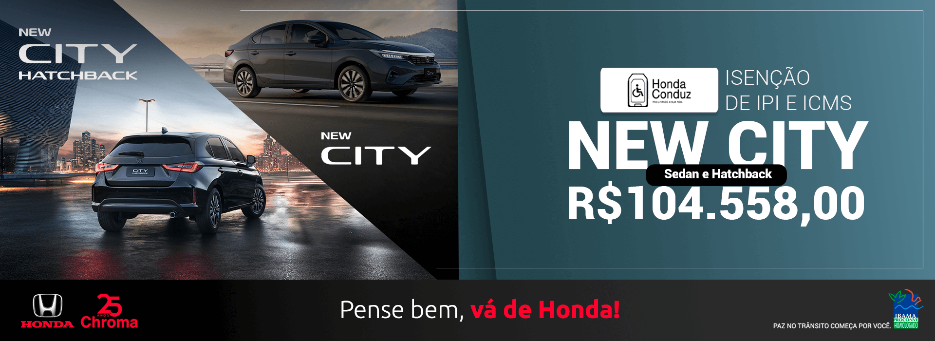 PCD – NEW CITY HATCHBACK OU SEDAN 